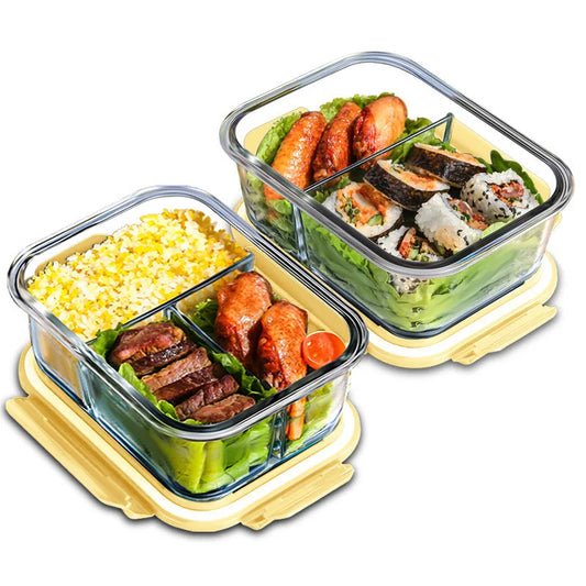 Glass Food Storage Containers with Airtight Seal