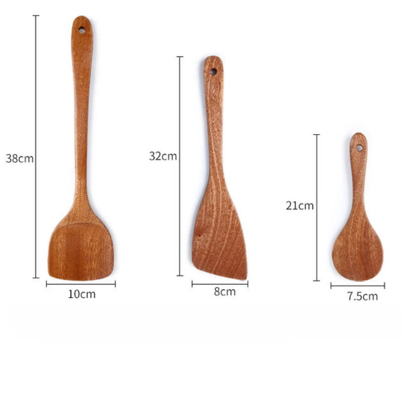 Natural Wooden Cooking Spatula