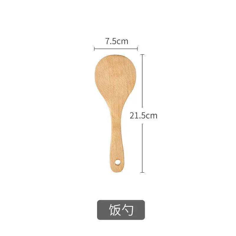 Natural Wooden Cooking Spatula