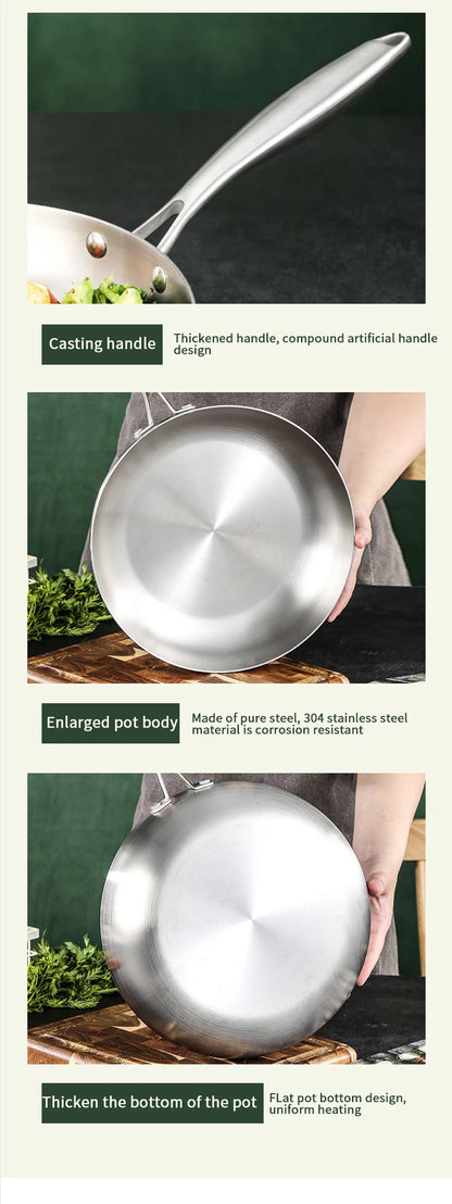 Stainless Steel Non-Stick Frying Pan