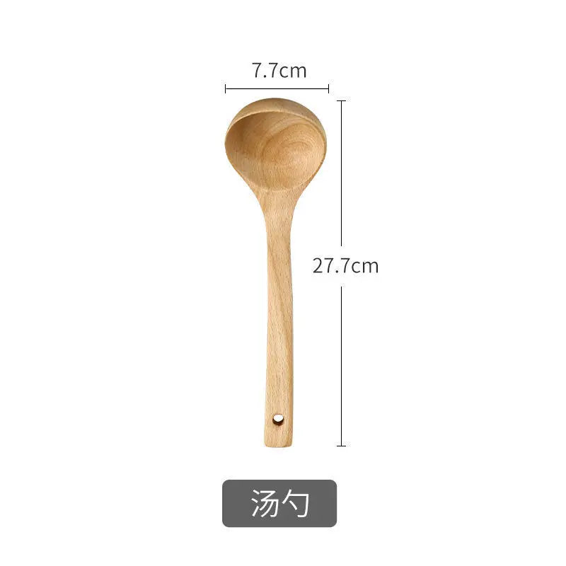 Natural Wooden Cooking Spatula