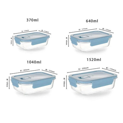 Glass Food Storage Containers with Airtight Seal