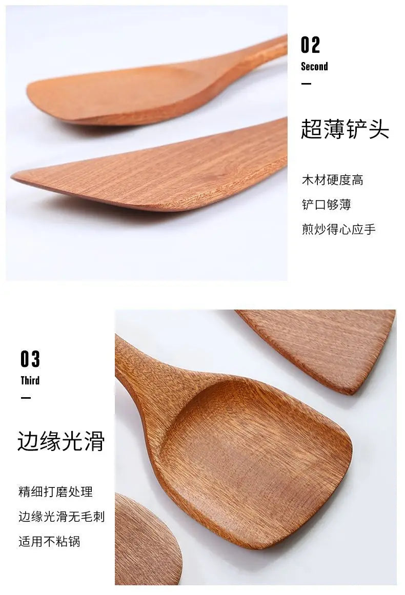 Natural Wooden Cooking Spatula