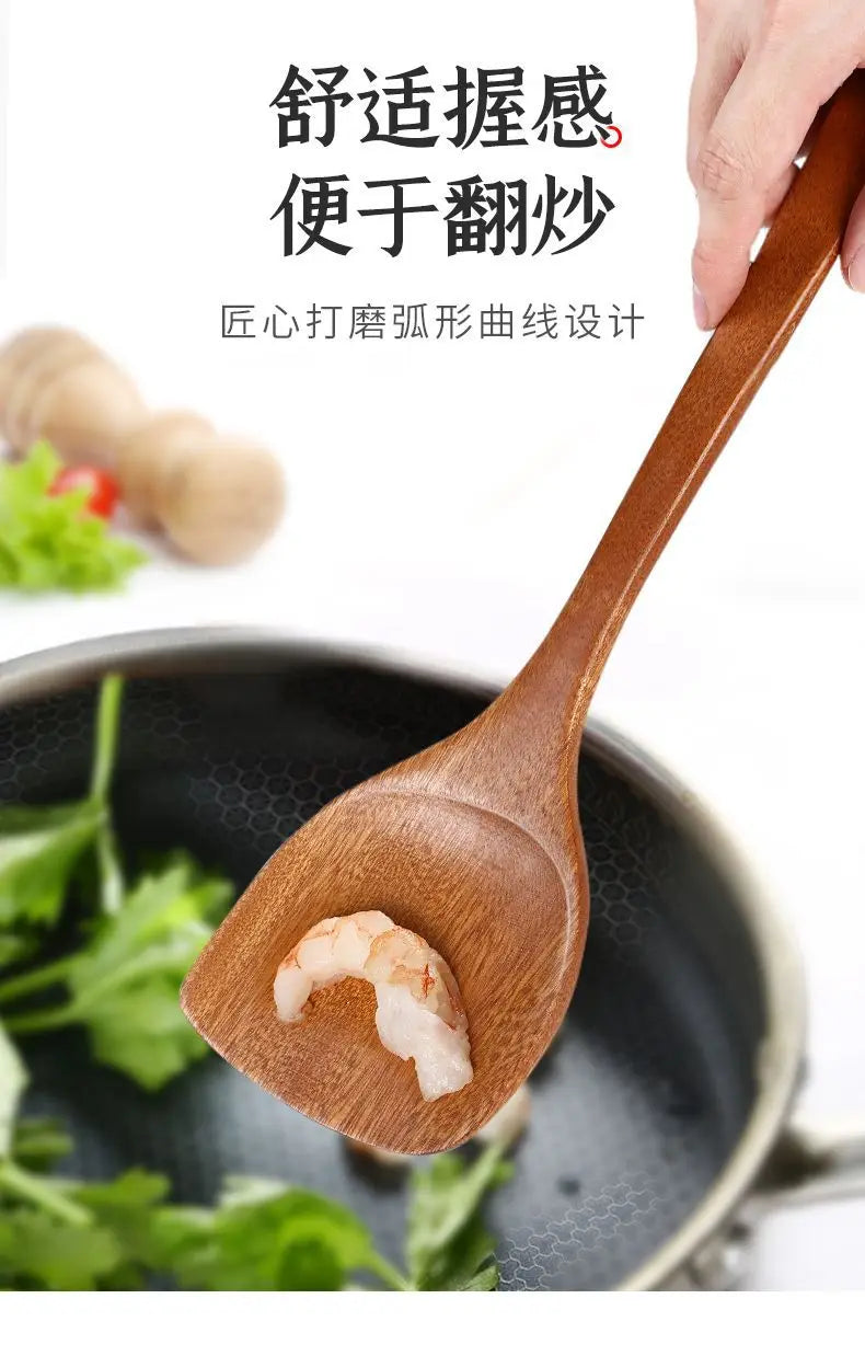 Natural Wooden Cooking Spatula