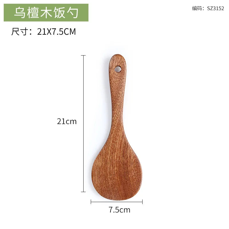 Natural Wooden Cooking Spatula